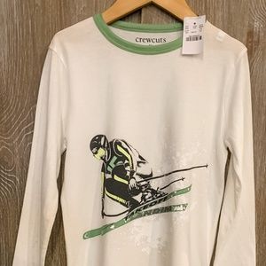 CrewCuts Ski Racer Long sleeve Sz 6-7 NWT